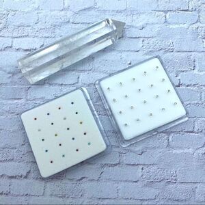 1.5mm Sterling Silver Nose Rings With Ball Ends 2 for 10.00